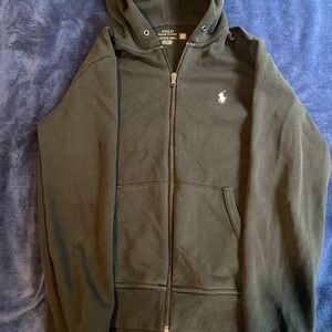 Ralph Lauren Polo zip up hoodie men’s xs Black
